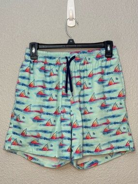 BURLEBO | Fish Fin Swim Trunks | Size Small